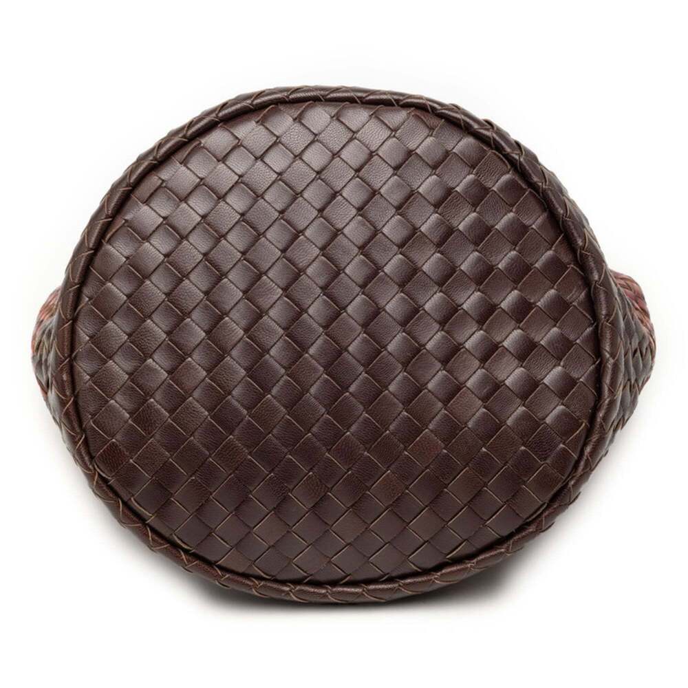 BOTTEGA VENETA Brown Leather Intrecciato Tote Bag - Picture 3 of 6